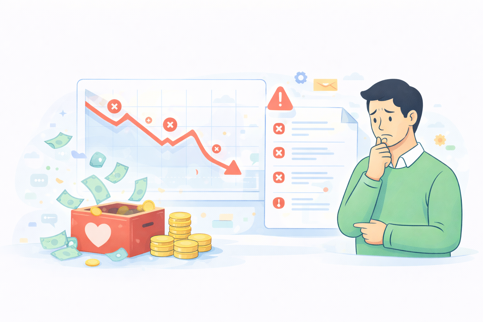 Errores en fundraising para asociaciones: los 9 fallos que debes evitar