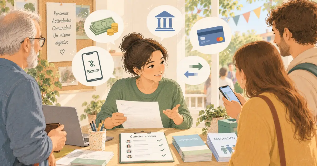 5 formas de cobrar cuotas a los socios de una asociación (ventajas y desventajas)