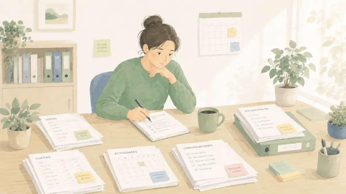 Qué tareas administrativas consumen más tiempo en una asociación